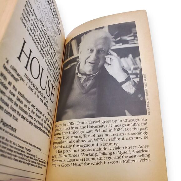 Vintage 1989 The Great Divide by Studs Terkel Paperback Book 1st Avon Edition - Picture 8 of 15